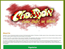 Tablet Screenshot of chowbow.com